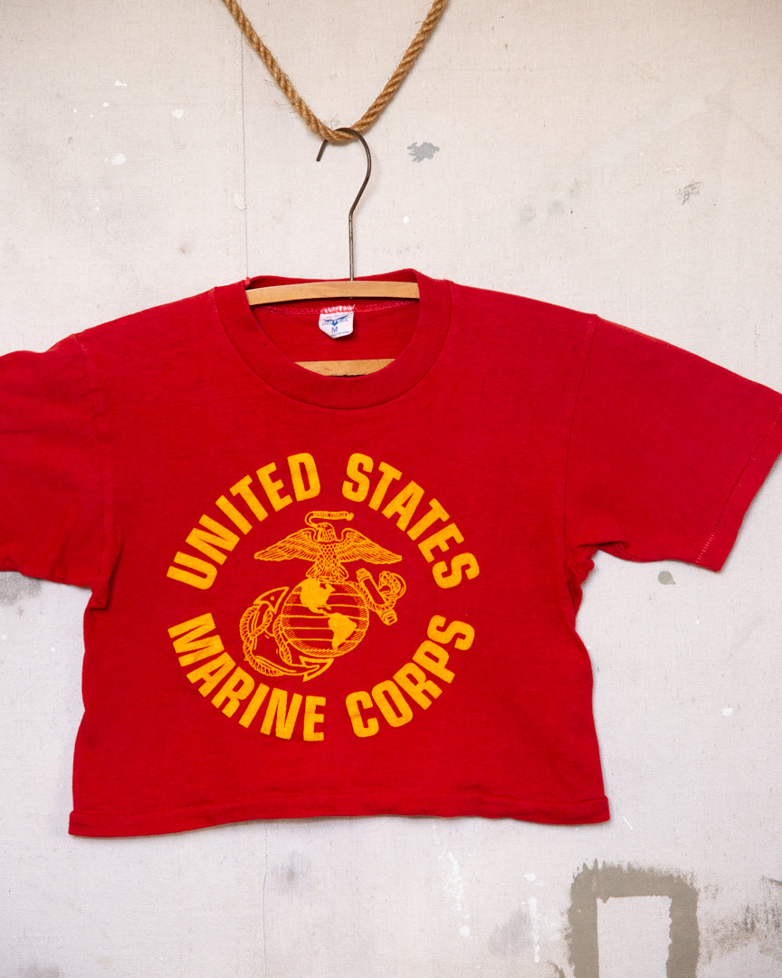 1970S US Marine Corps Baby Tee - 4-6