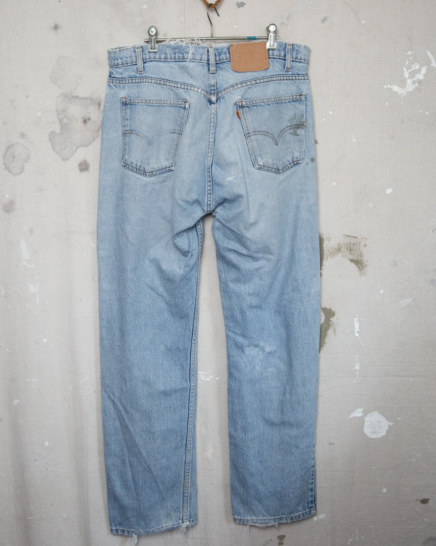 1990S Thrashed Repaired Levi's 505s - 36