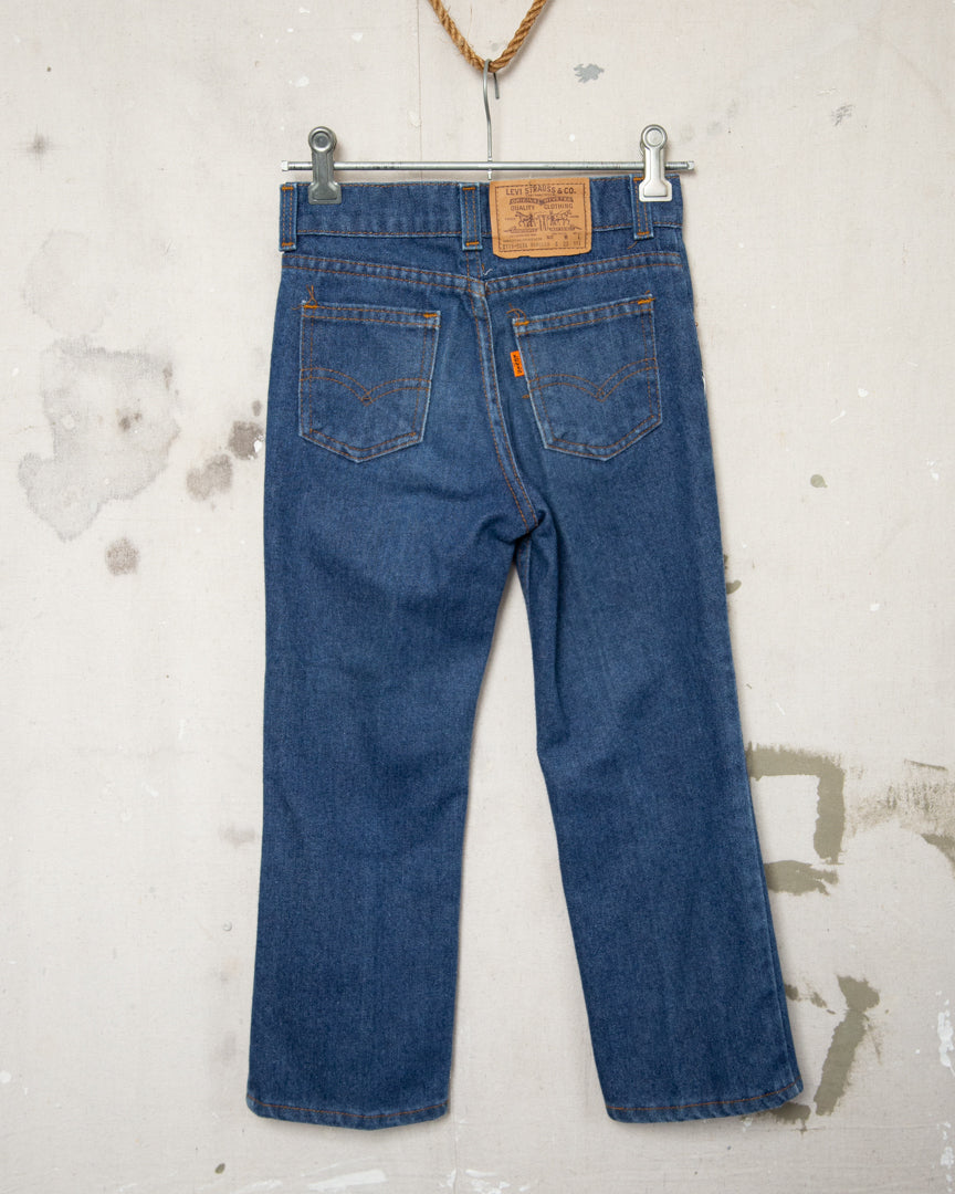 1990S Levis Kids Orange Tab Jeans