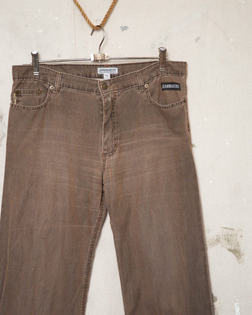 1990S/00S Jeansmakers Wide Leg Jeans - 34
