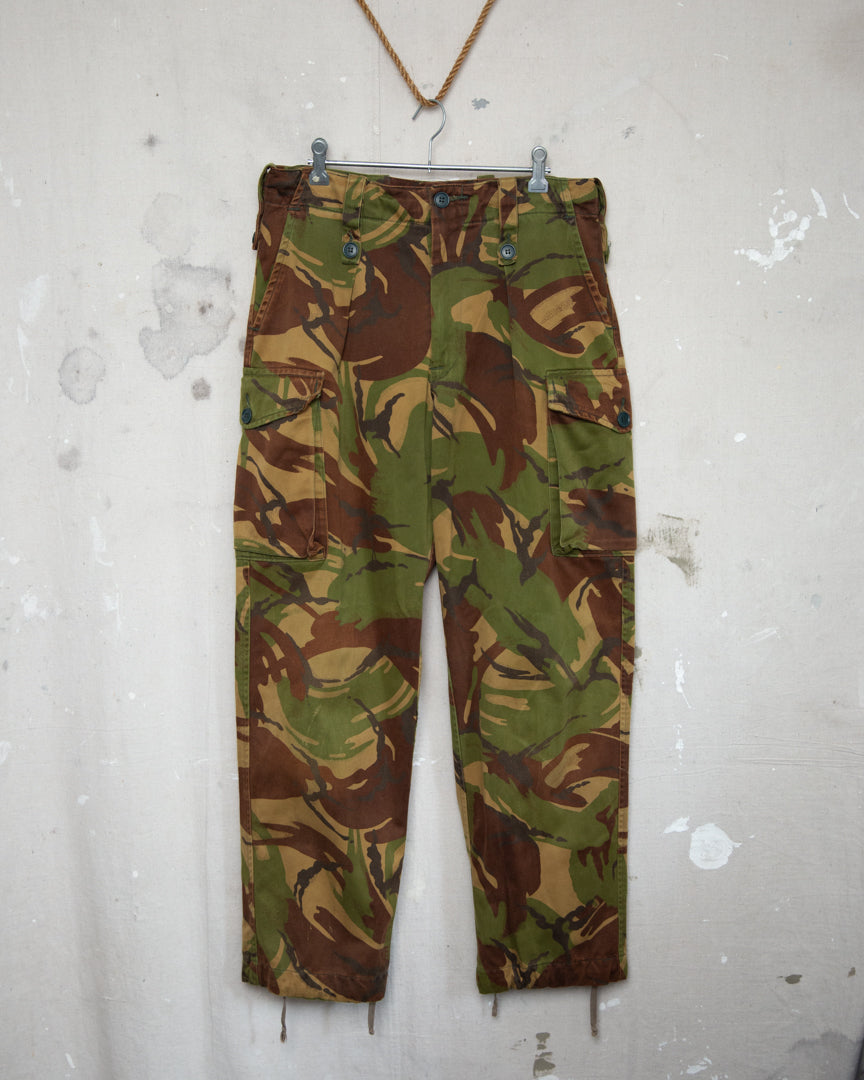 1990S Well Worn British Army DPM Trousers - 30-34