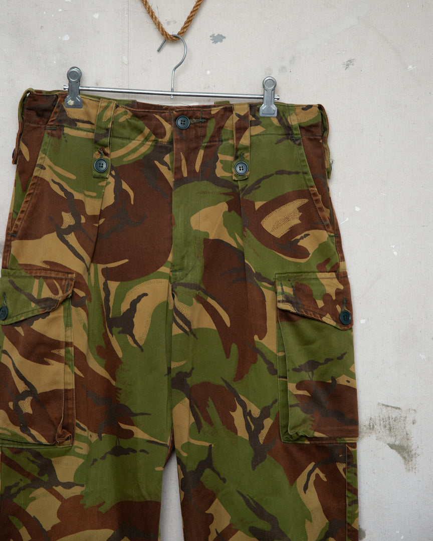 1990S Well Worn British Army DPM Trousers - 30-34