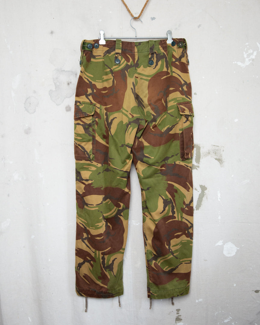 1990S Well Worn British Army DPM Trousers - 30-34