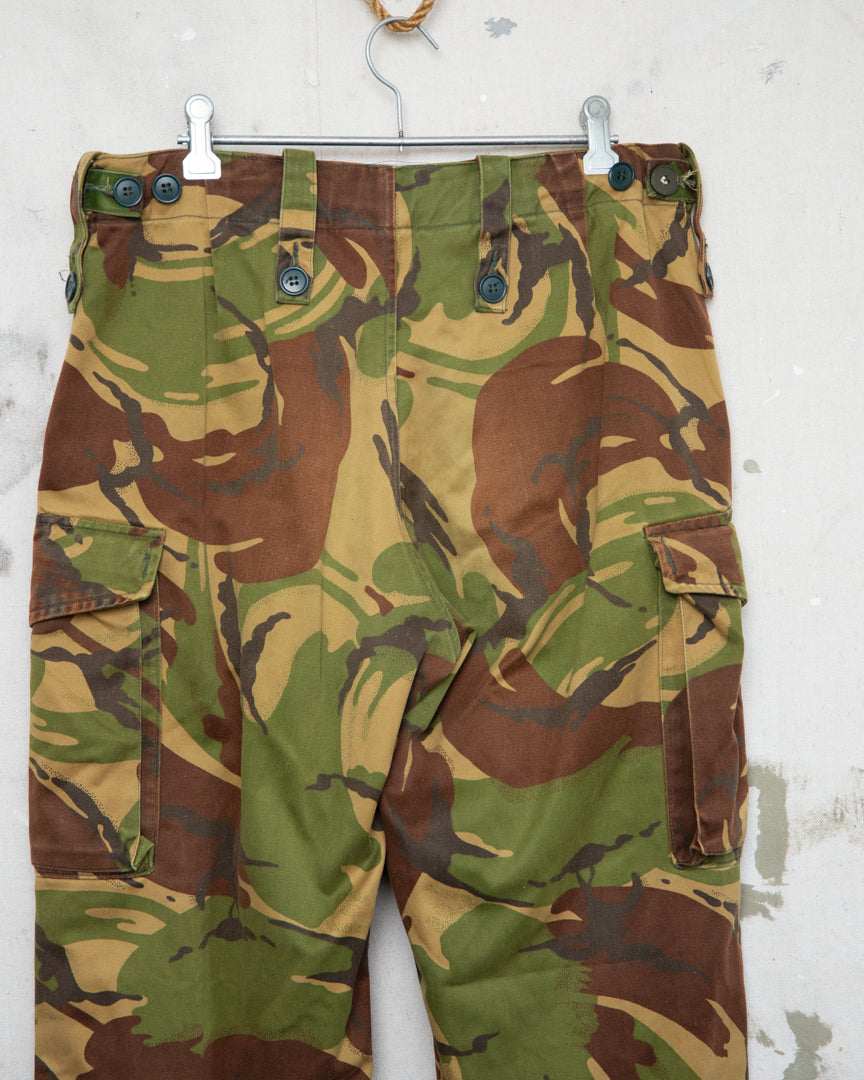 1990S Well Worn British Army DPM Trousers - 30-34