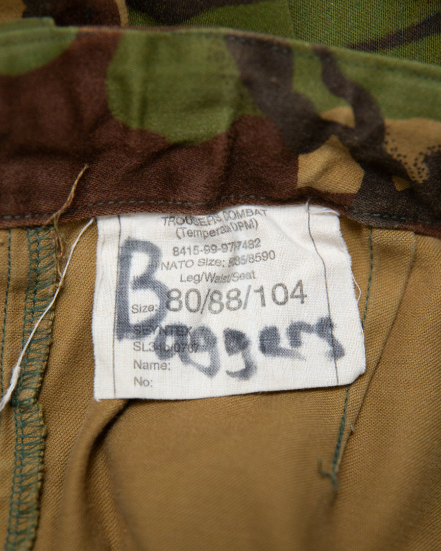 1990S Well Worn British Army DPM Trousers - 30-34