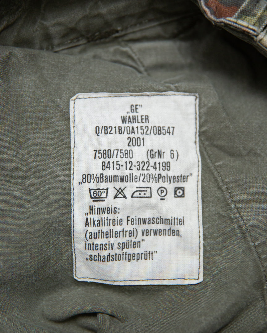 1990S Well Worn German Flecktarn Combat Trousers - 30