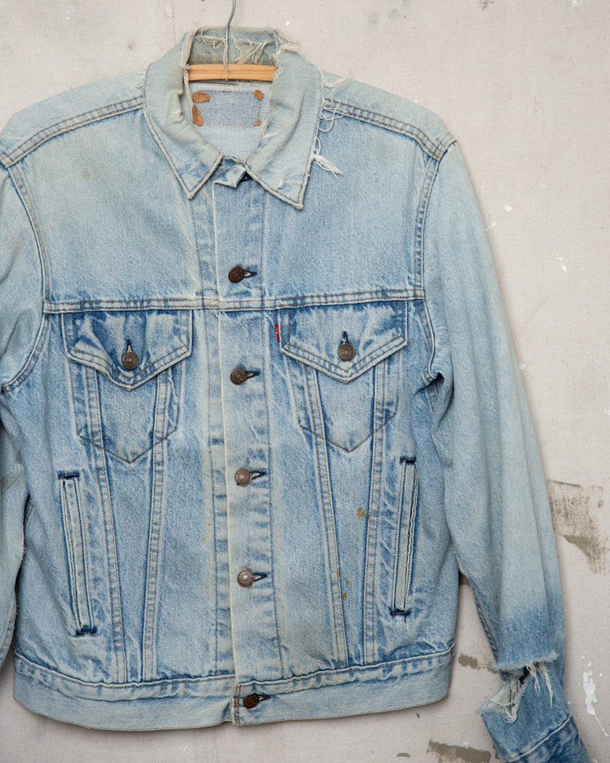 1980S/90S Thrashed Levis Type 3 Jacket - M
