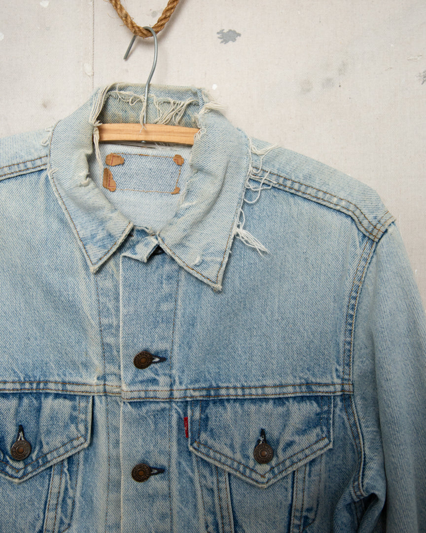 1980S/90S Thrashed Levis Type 3 Jacket - M