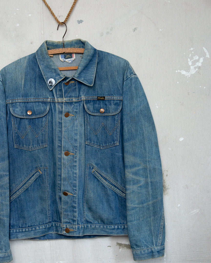 1980S NZ Made Wrangler 124MJ Jacket - M