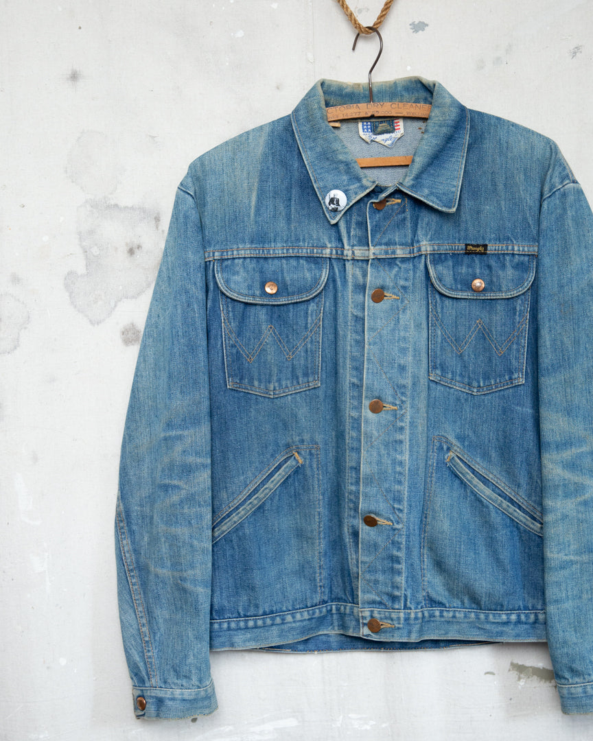 1980S NZ Made Wrangler 124MJ Jacket - M