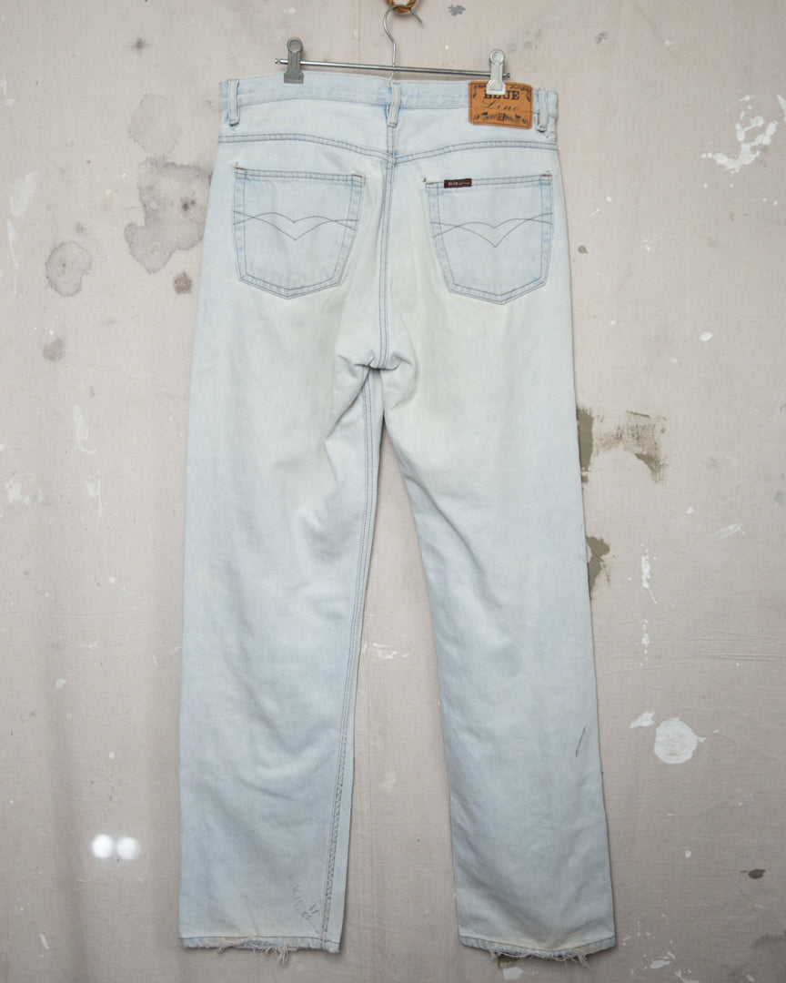 1990S Well Worn Denim Jeans - 34