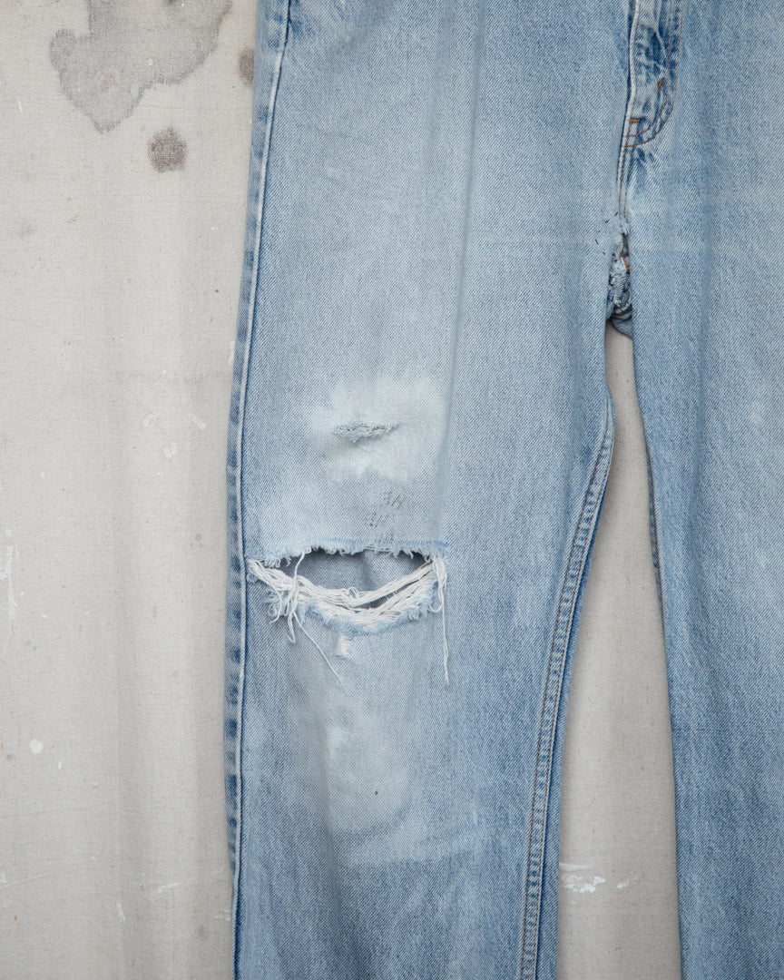 1990S Thrashed Repaired Levi's 505s - 36