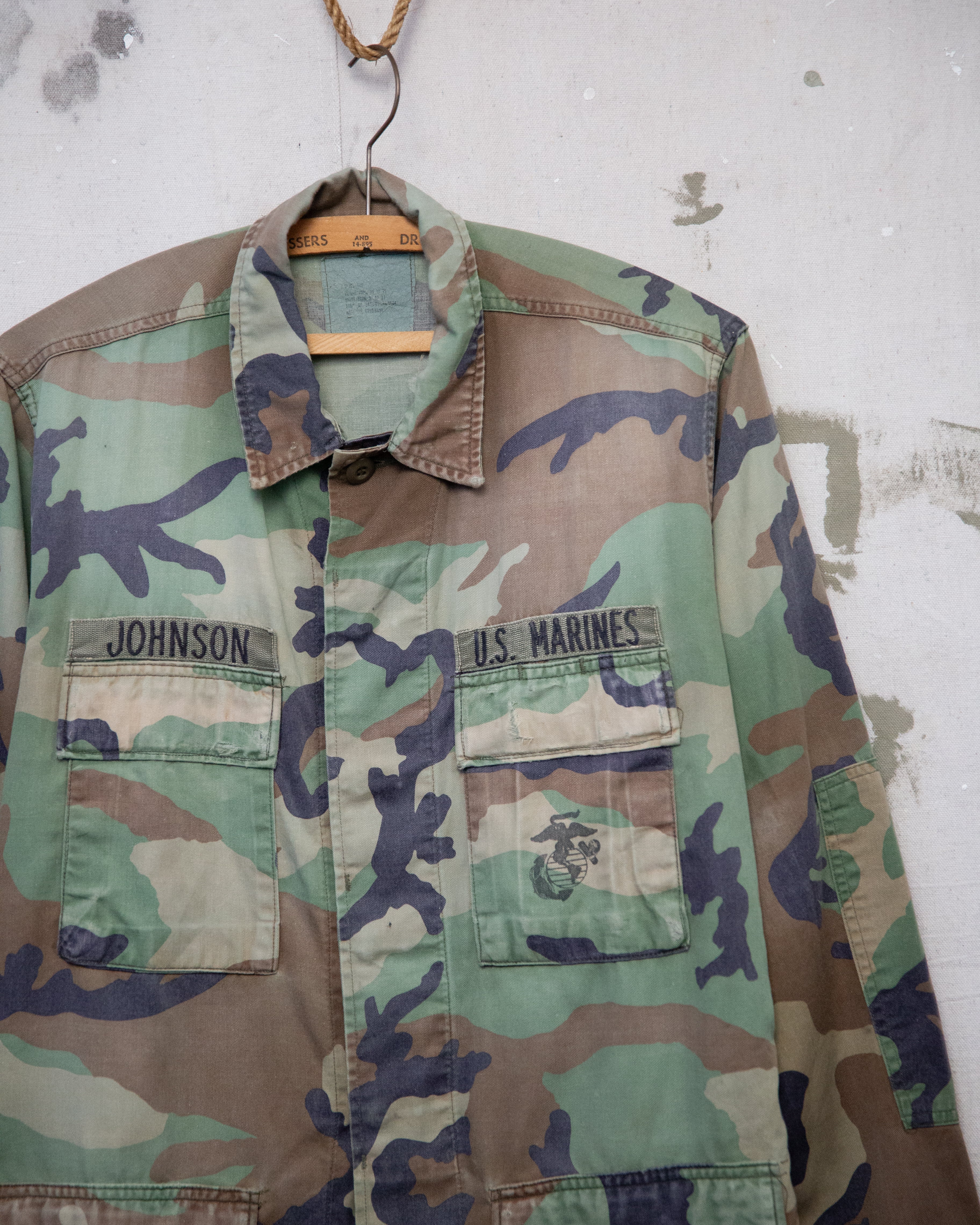 1980/90S Woodland Camo Jacket - Small/Long