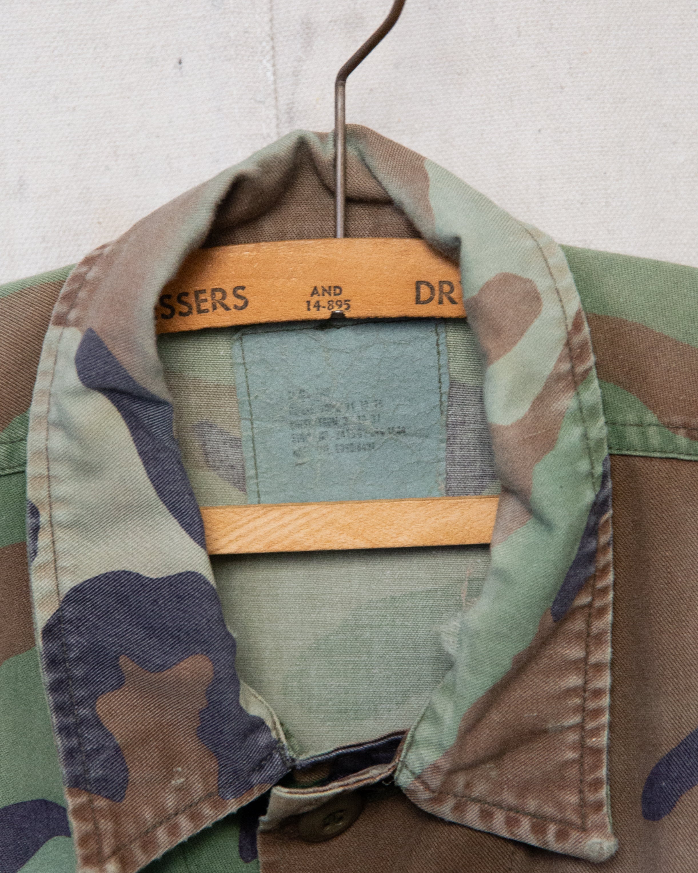1980/90S Woodland Camo Jacket - Small/Long