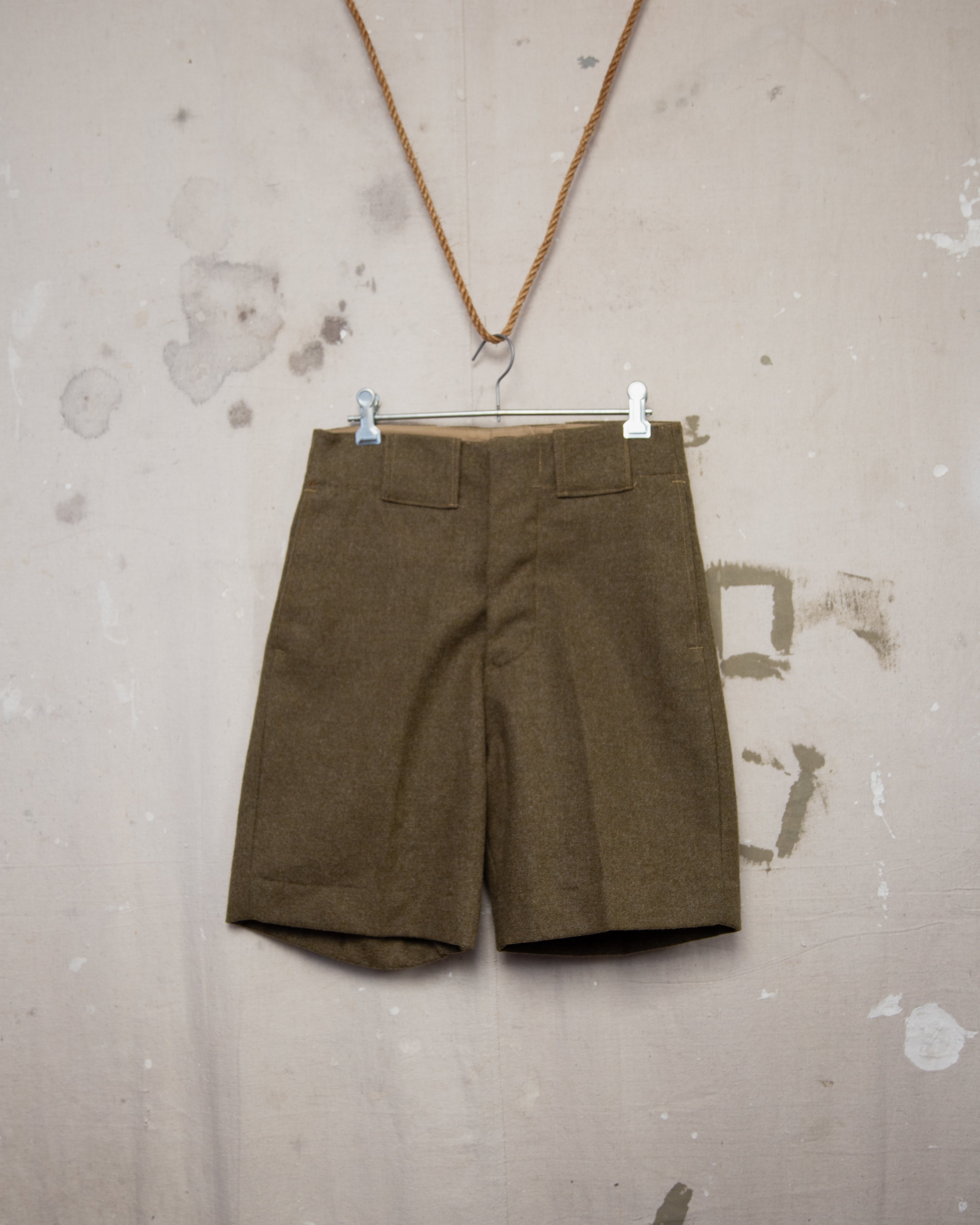 1950S Wool Cadet Shorts - 27