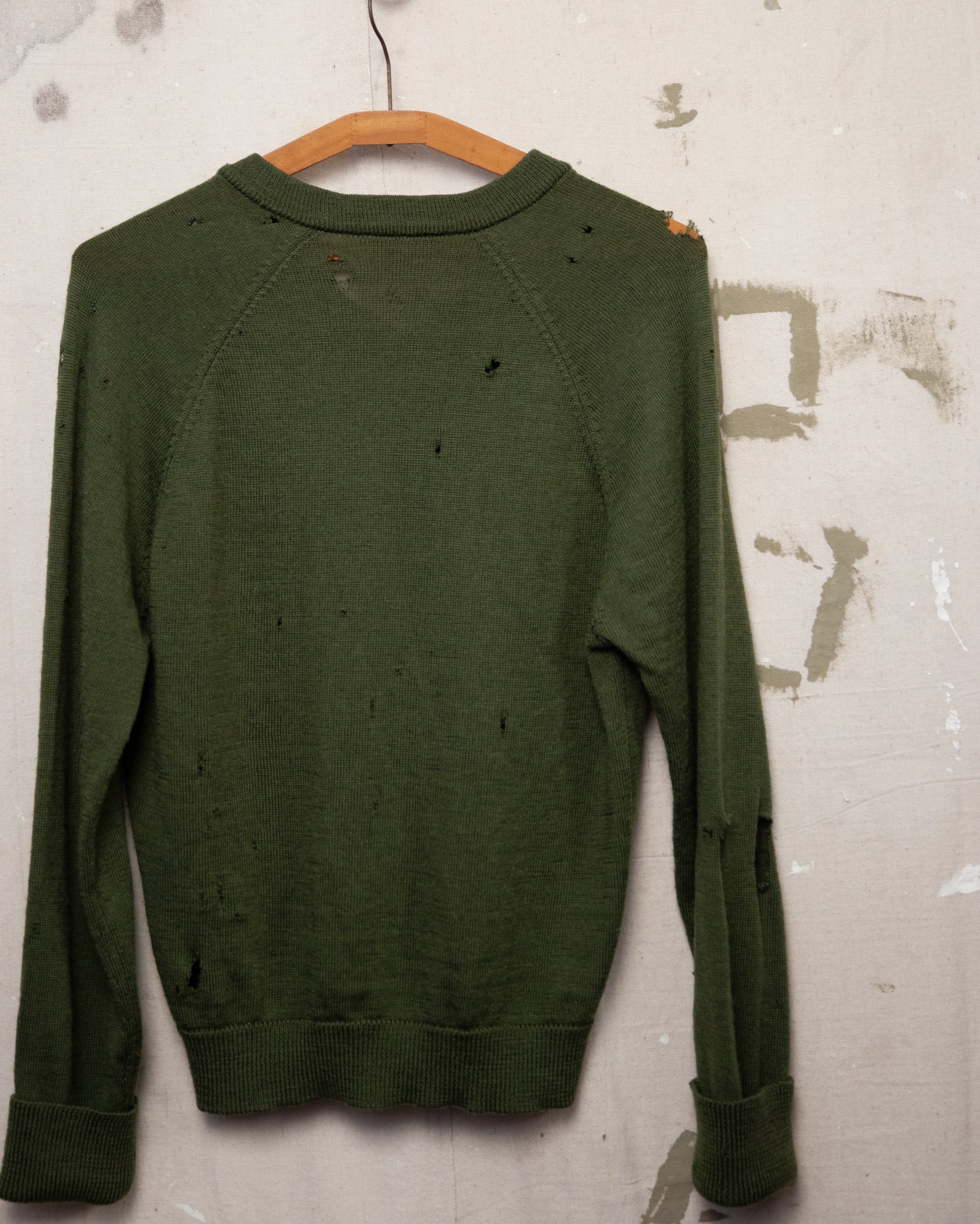Thrashed NZ Military Sweater - M