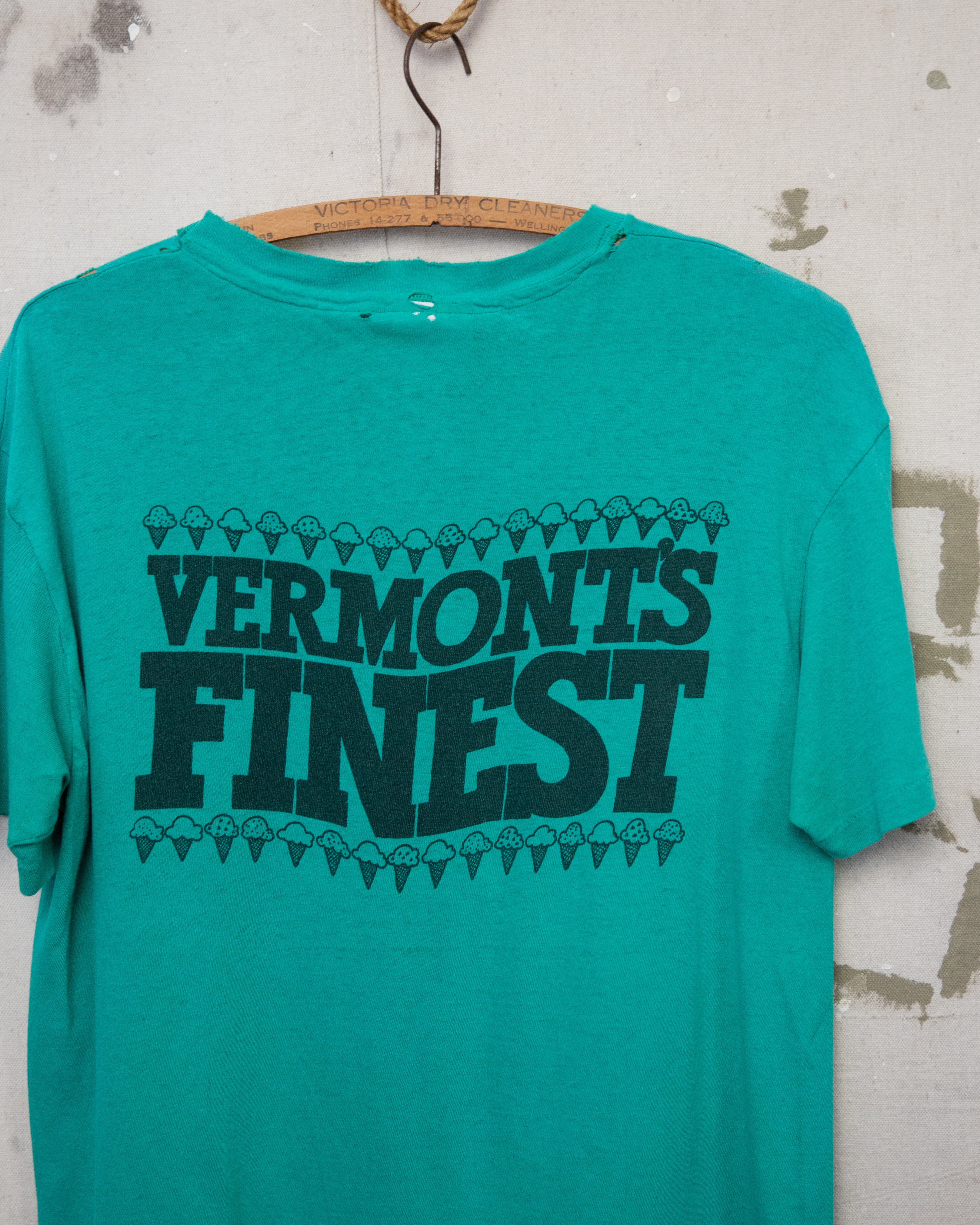 1990S Thrashed Ben And Jerry's Tee - L