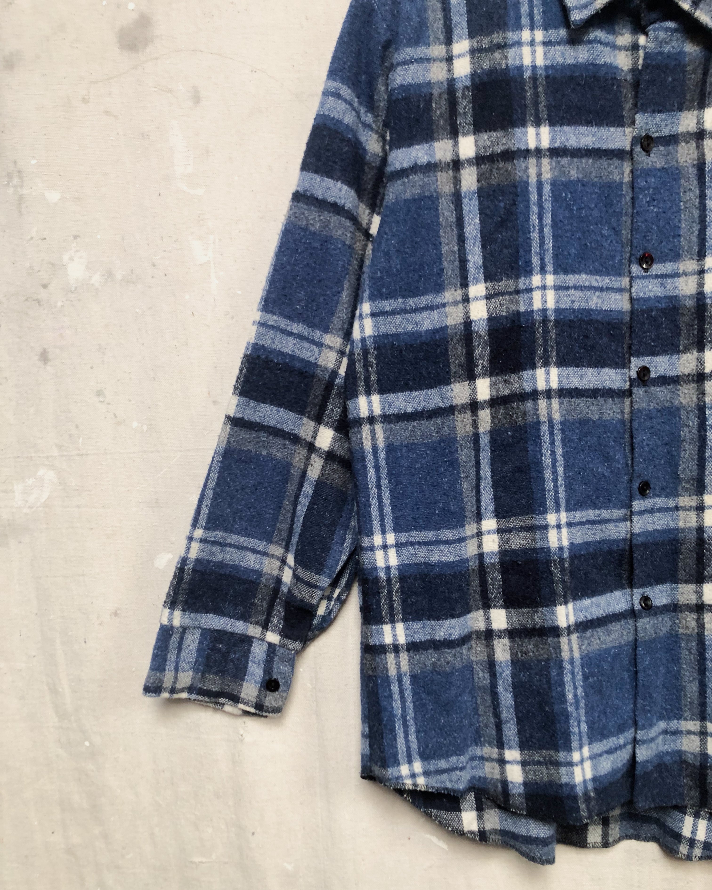 1980S Blue Flannel - S