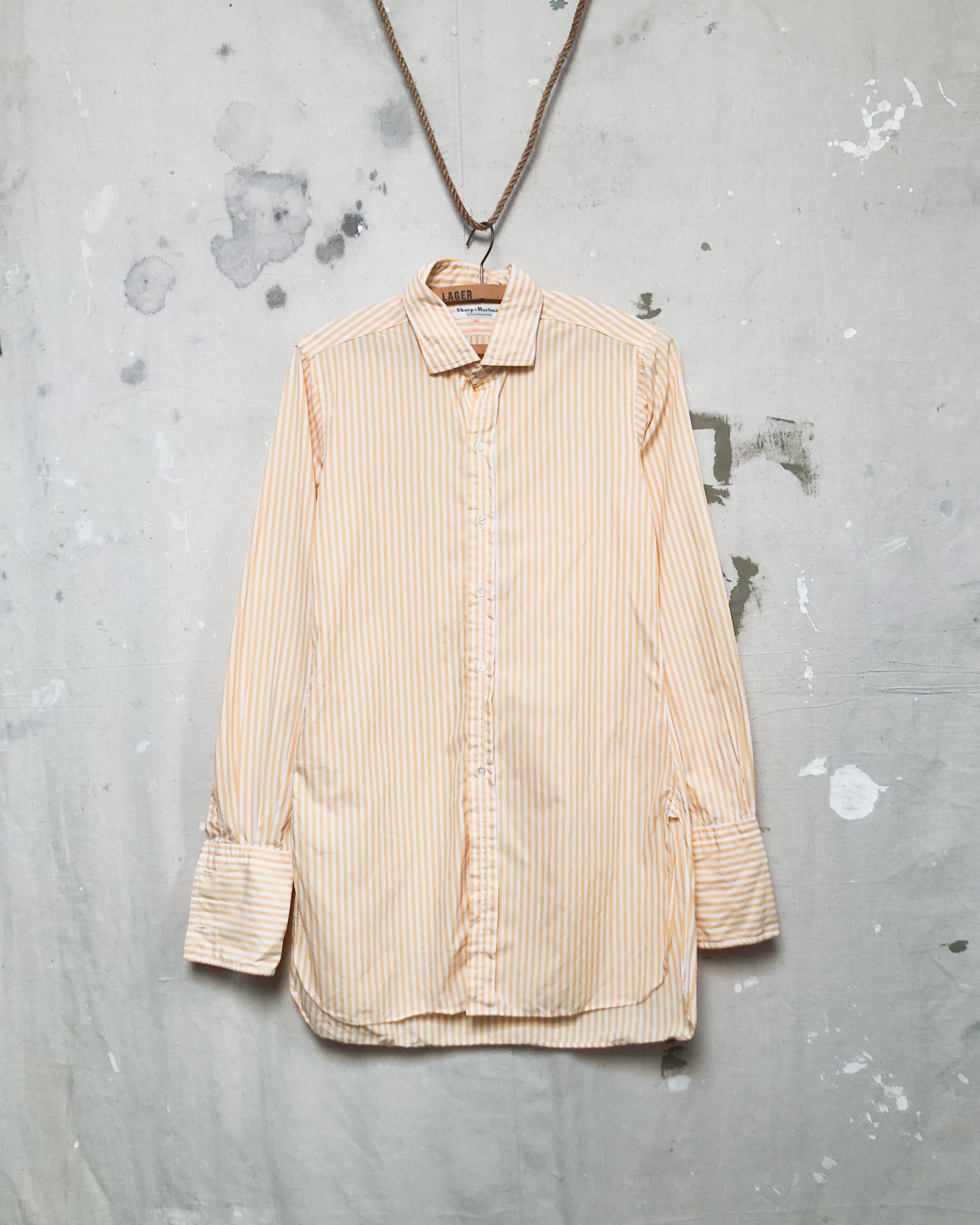 1960S Striped Dress Shirt - S