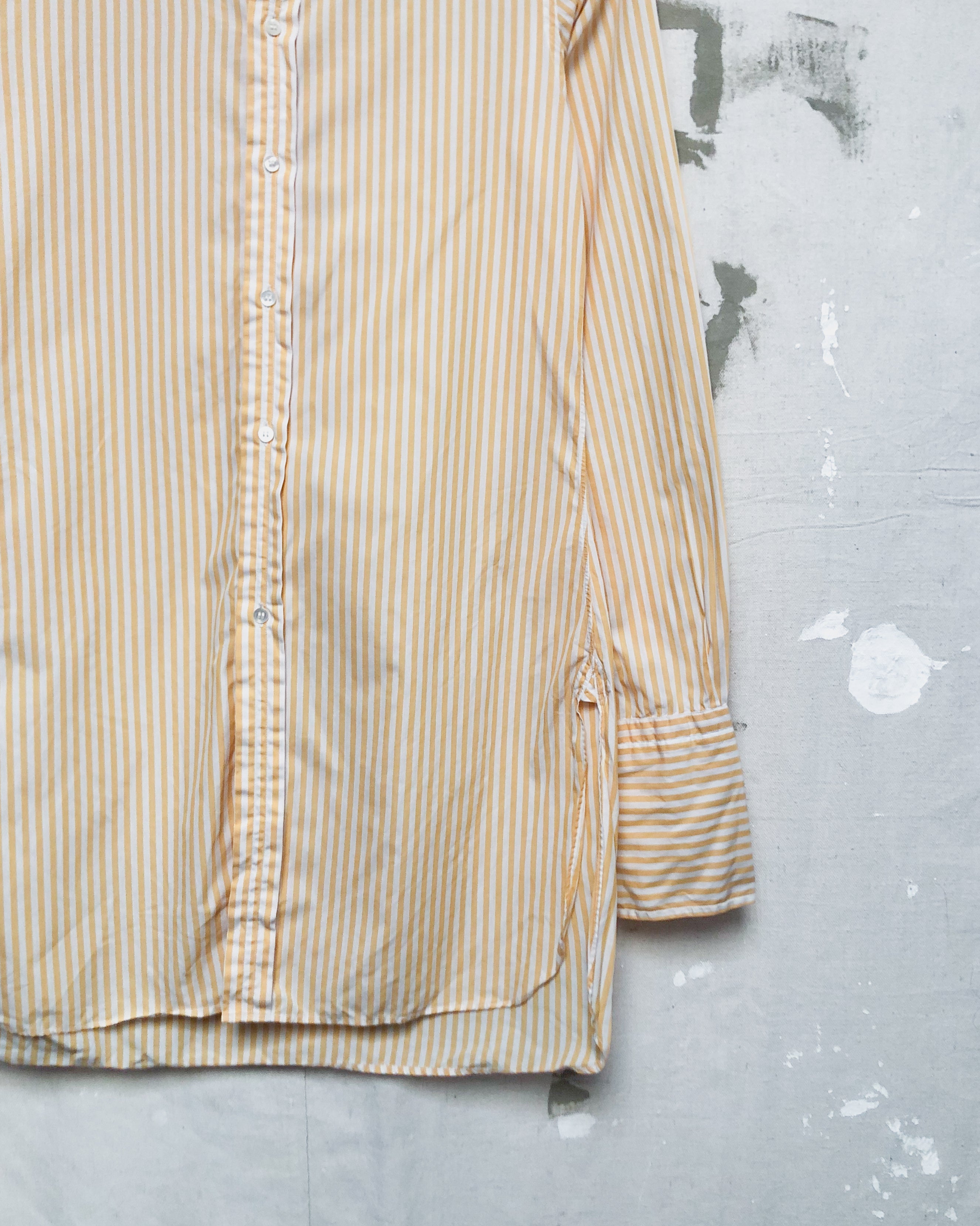 1960S Striped Dress Shirt - S