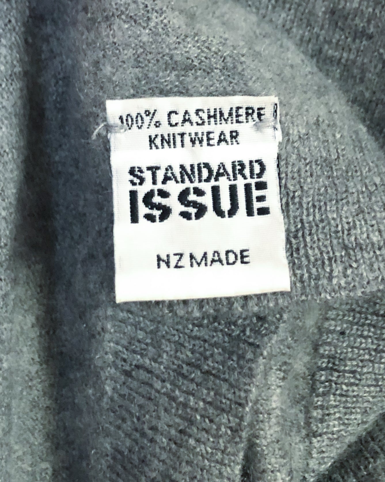 Thrashed Standard Issue Cashmere Top - S