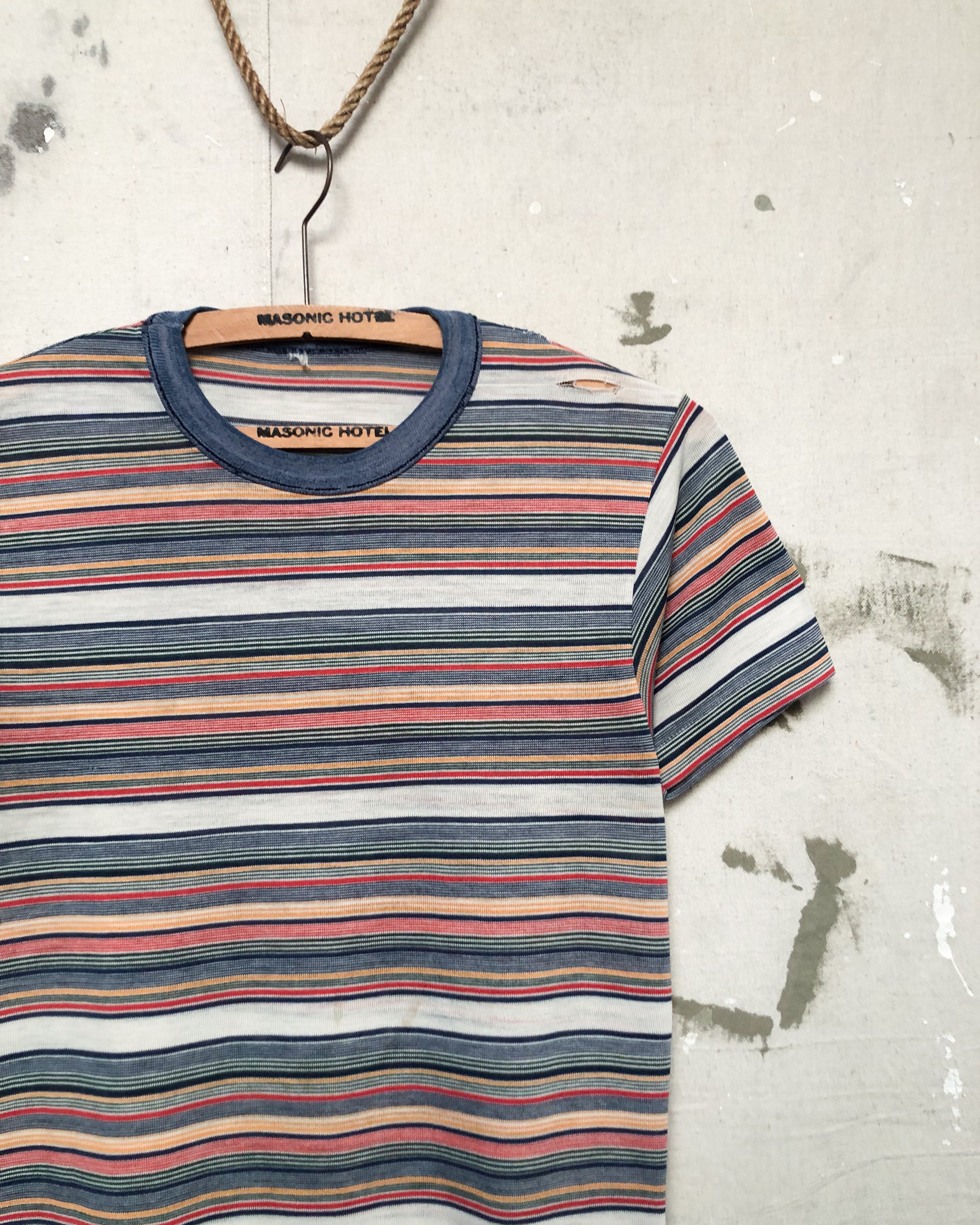 1970S Trashy Striped Tee - S