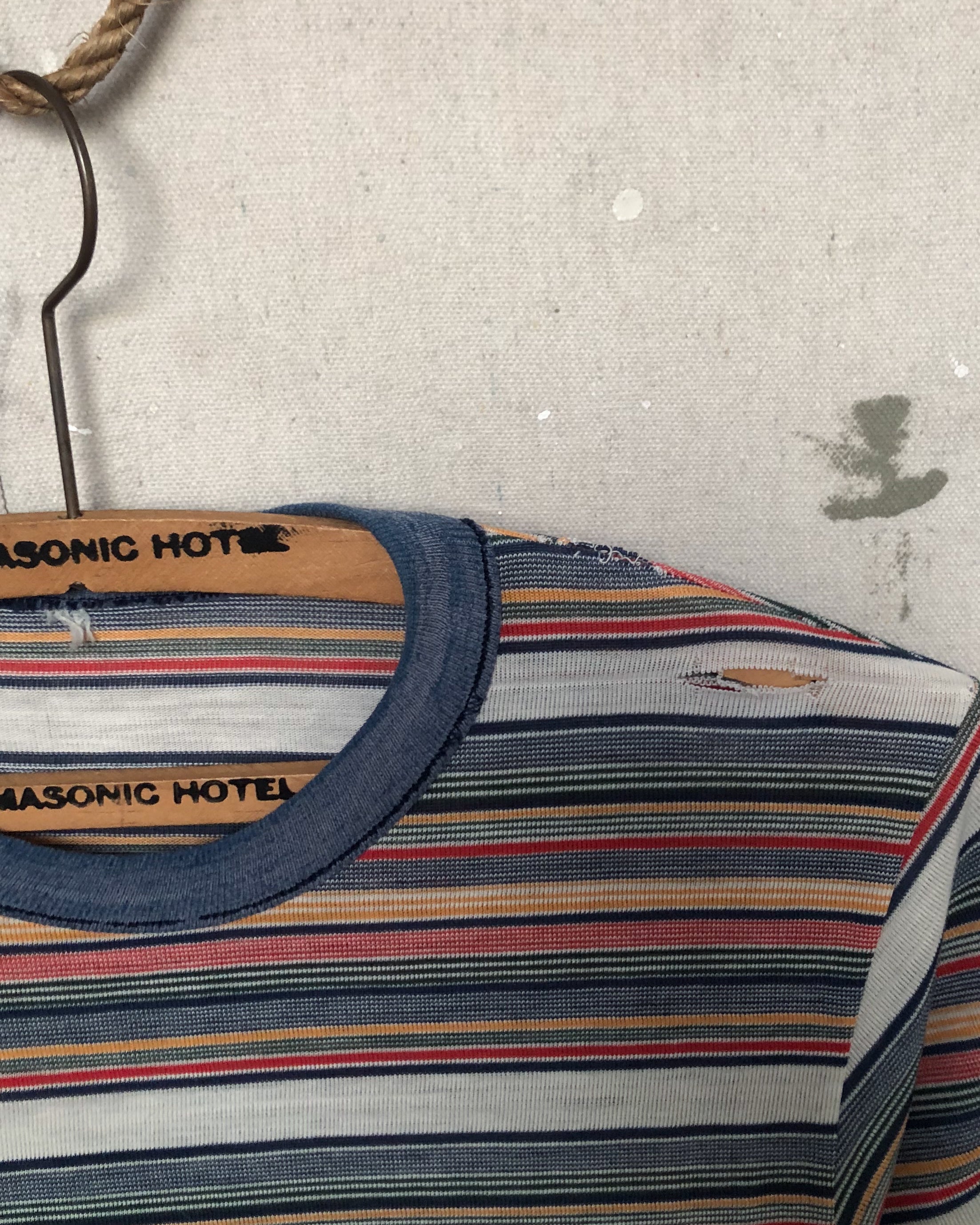 1970S Trashy Striped Tee - S