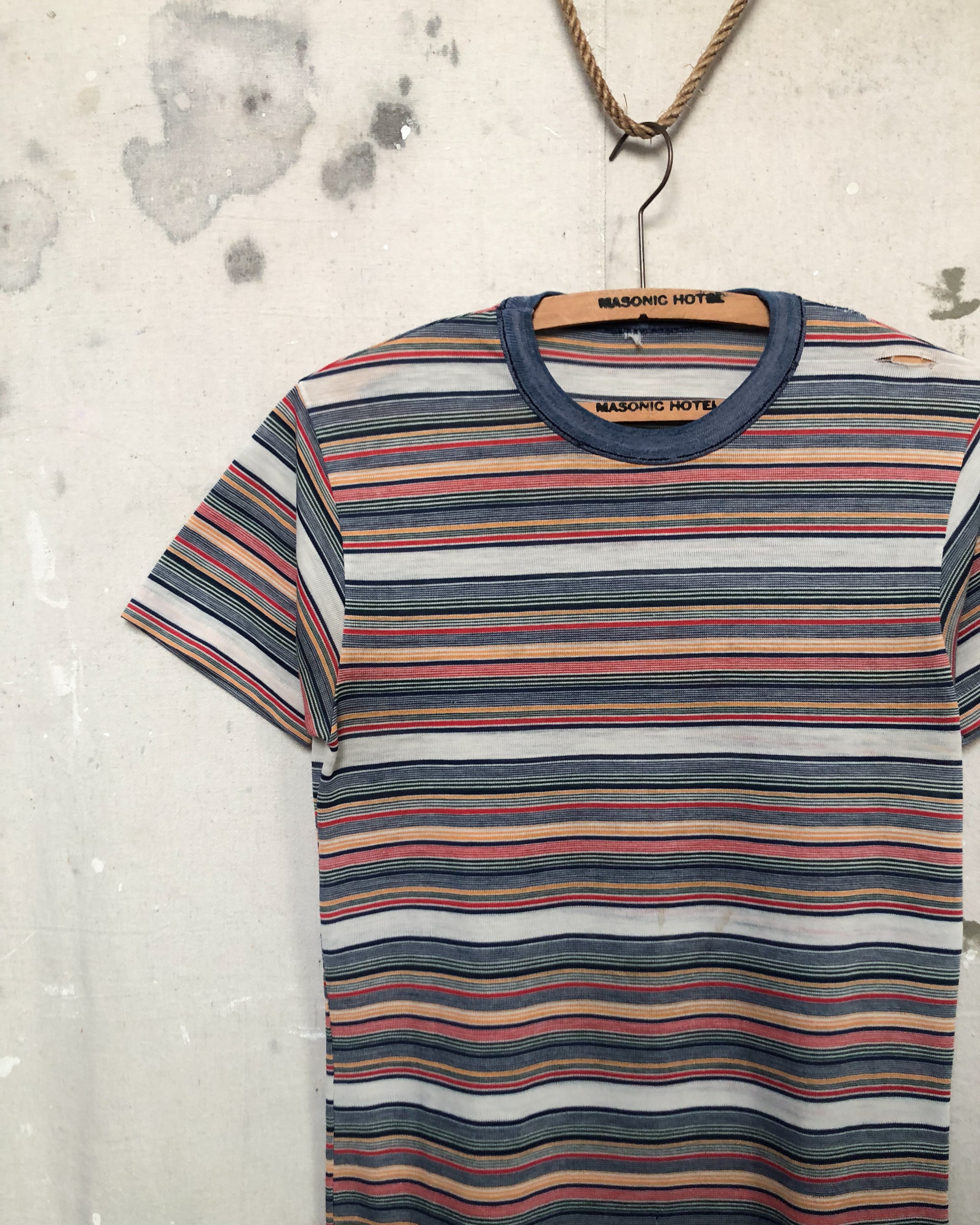 1970S Trashy Striped Tee - S